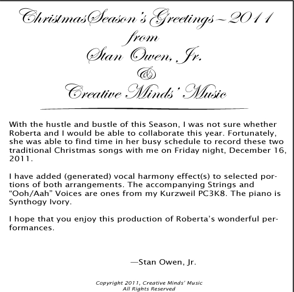 CD Liner Notes